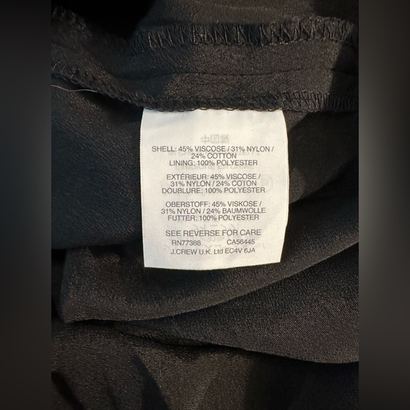 New J.CREW Tall Black Lace Trumpet Skirt Midi Holiday Cocktail Party Work Long - Picture 10 of 12